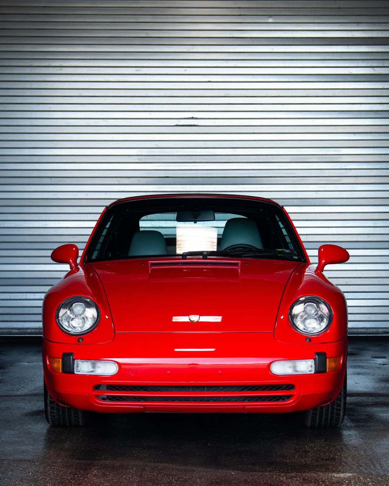 Classic red Porsche 993 ceramic coated at Driven Philadelphia