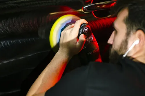 Machine polishing paint correction